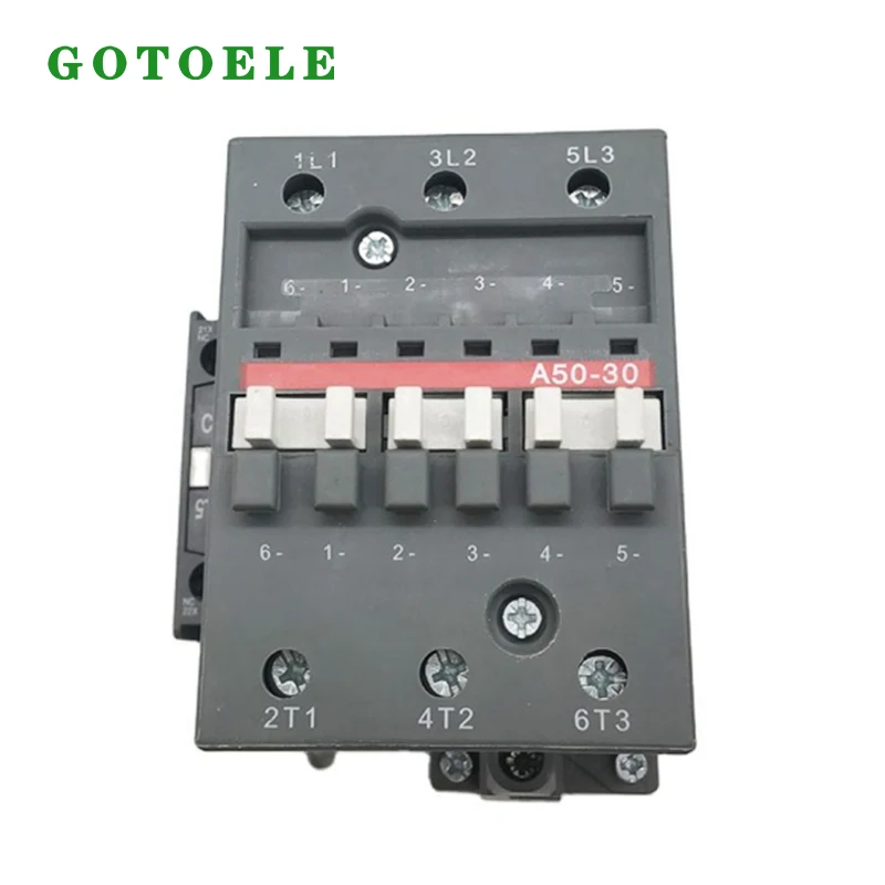 A50-30-11 3 Kutub Penyentuh AC 100A 1NO+1NC Kenalan Tambahan