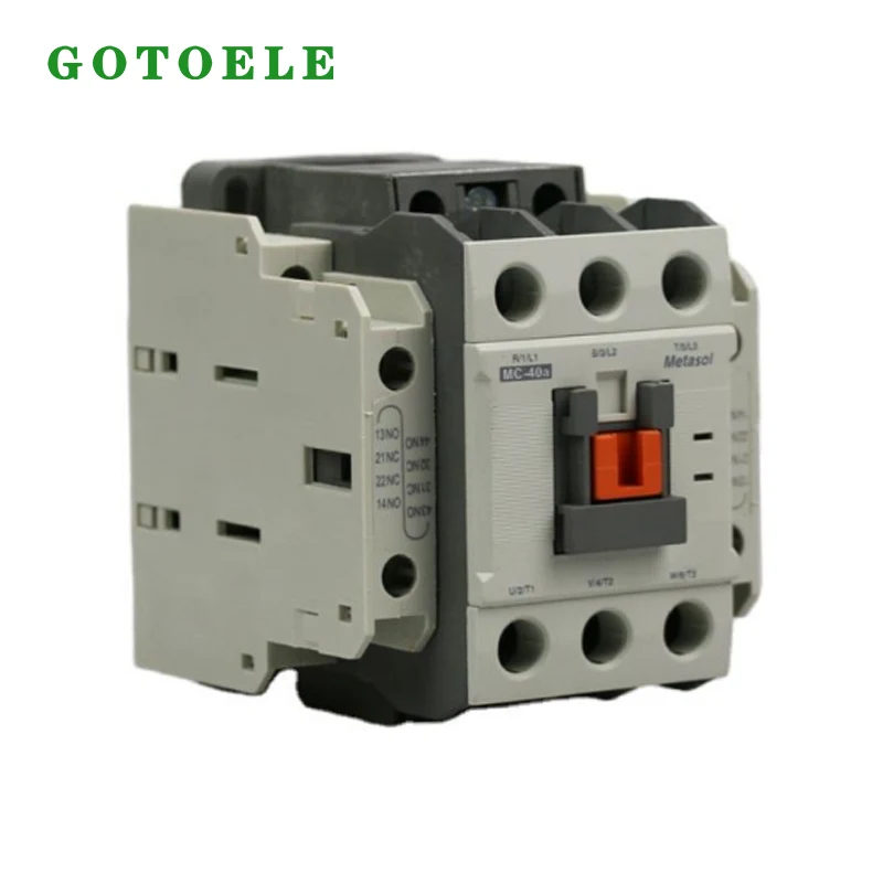 Penyentuh Magnetik AC MC-40A 3P 40A 18.5KW 1NO+1NC